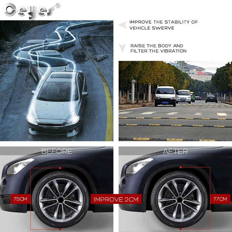 Shock Absorber Spring Shock Absorber Buffer Shock Absorber Shock Absorber Insulator Shock Absorber Protector Shock Absorber Cushion Shock Absorbing Tower Parts 9 Types Universal Cars