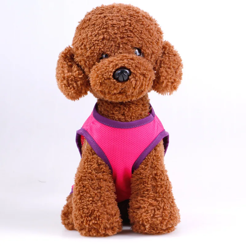 

2017 New Arrival Fashion Dogs Vests High Quality dog Summer Clothes Breathable Vest Hot Sale 2 Color Free Shipping