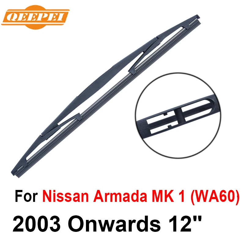QEEPEI Rear Wiper Blade No Arm For Nissan Armada 1 (WA60) 2003 Onwards