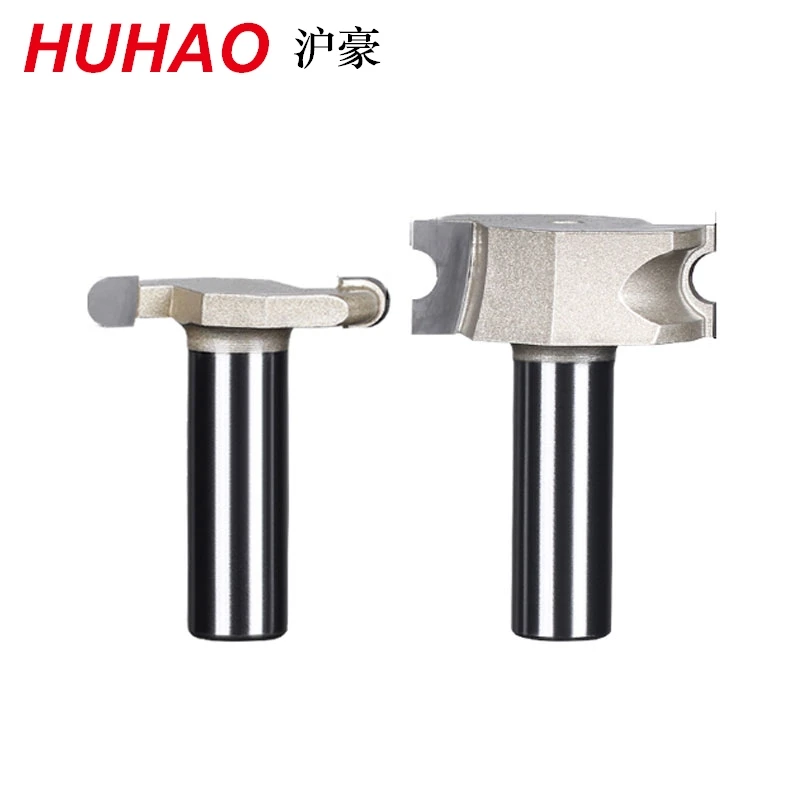 

2pcs/set 1/2 SHK Woodworking Tool Professional "T" GLUE JOINT BIT SET Router Bits