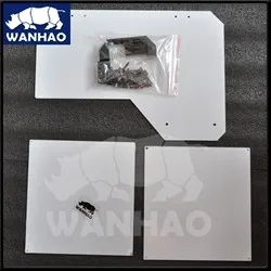 WANHAO 3d принтер Запасные части Изолированная крышка окна камеры корпус с винтовыми болтами и гайки ручка Пакет D6 D5 I3 D4