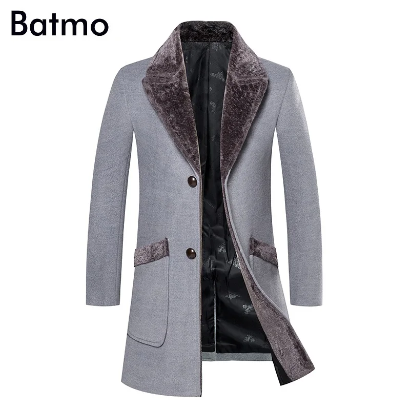 Batmo 2019 new arrival winter high quality casual trench coat,men's winter jackets ,winter coat plus-size DY3919 Batmo 2019 new arrival winter high quality casual trench coat,men's winter jackets ,winter coat plus-size DY3919