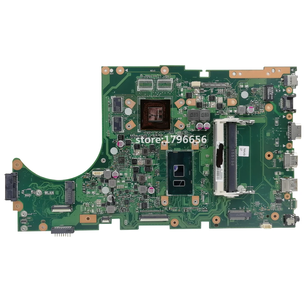X756UJ материнская плата для ноутбука ASUS X756U X756UWK X756UX X756UJ X756UB X756UV плата I3-6100U GT920M/2 GB DDR3 слот для карт памяти