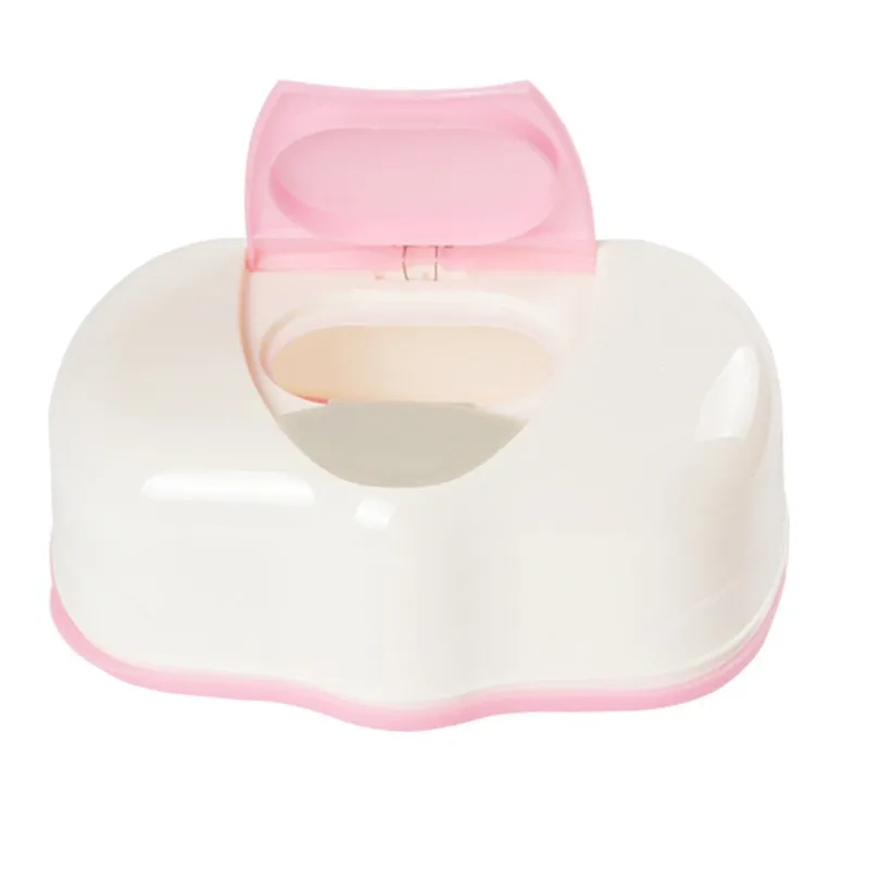

Wet Tissue Box Plastic Automatic Case Real Tissue Case Baby Wipes Press up Design Wet Tissue Holder Accessories 80 Sheet