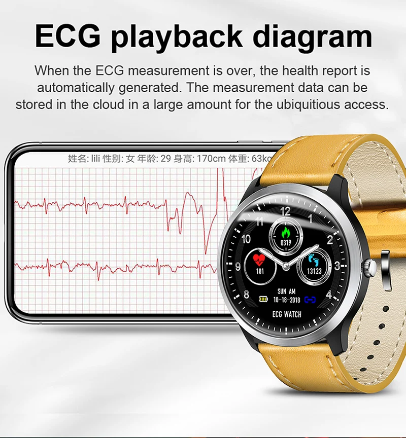 SANDA N58 новые мужские ЭКГ умные цифровые наручные часы женские умные лекарства напоминание сердечного ритма часы калорий Шаг наручные часы