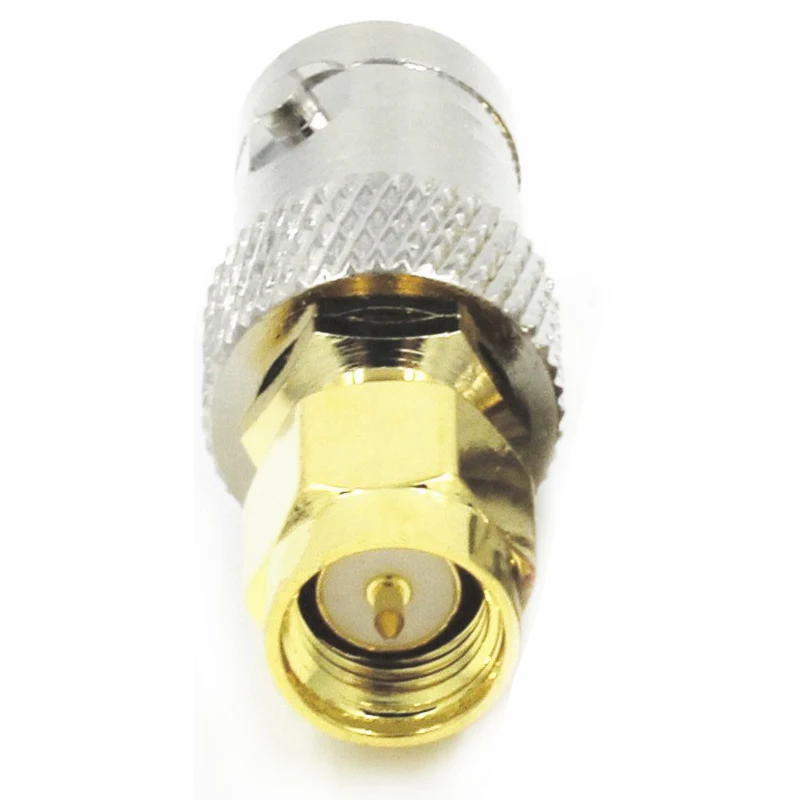 

Copper SMA Male to BNC Female Plug Coax RF Coaxial Coax Antenna Adapter Connector MU