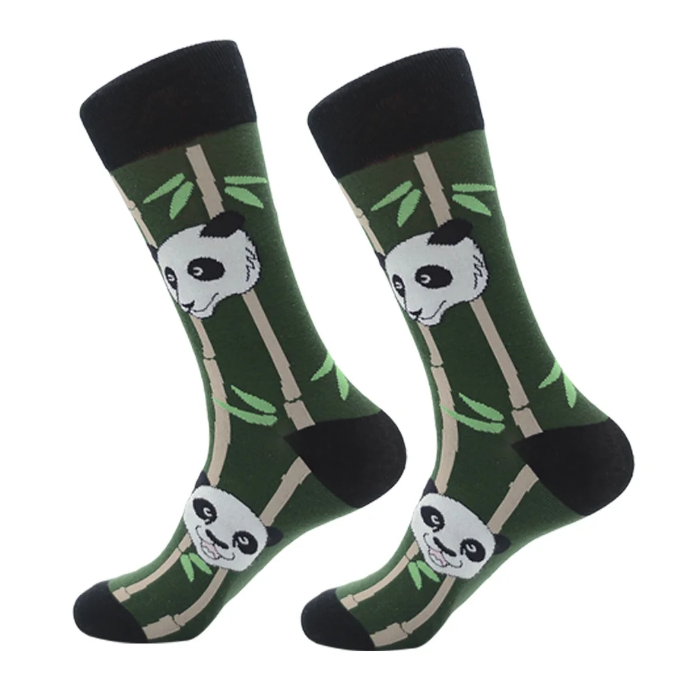 Jhouson/1 пара новых цветных мужских трендовых свадебных носков из чесаного хлопка, забавные Повседневные носки для скейтборда, новые подарки - Цвет: 02312