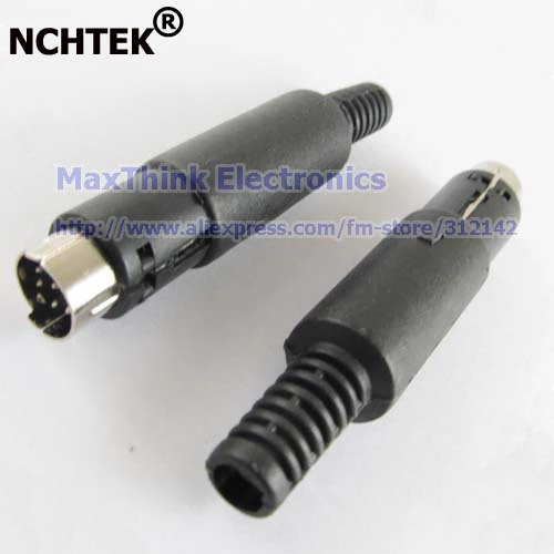 8 контактный мини разъем S видео с пластиковой ручкой 25 шт.|connector pcb|connector fconnector software