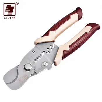 

3 in 1 Wire Stripper Crimping plier Electronic Scissors Cutter Multifunctional Cable Pliers Side Cutters Home Hand tools