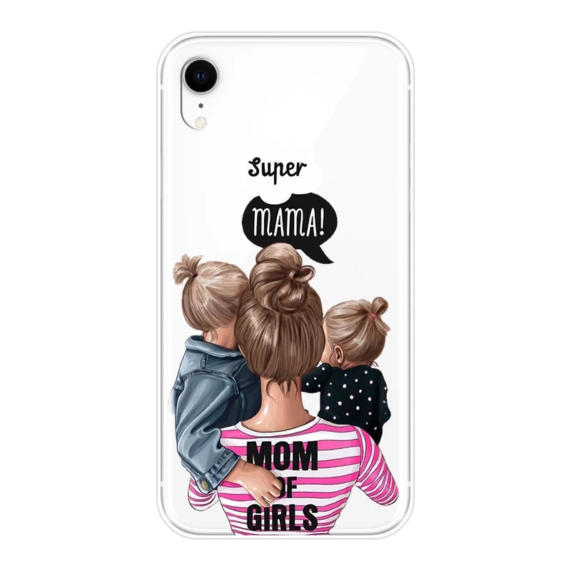 Para iPhone 6 S 6 S 7 8 X XR XS Max funda silicona negro niña bebé mujeres mamá suave funda para teléfono Apple iPhone 8 7 6 S 6 S Plus Para iPhone 6 S 6 S 7 8 X XR XS Max funda silicona negro niña bebé mujeres mamá suave funda para teléfono Apple iPhone 8 7 6 S 6 S Plus