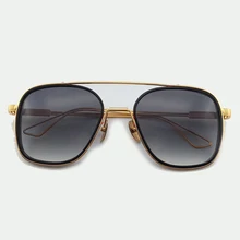 Armação de Titânio puro Óculos De Sol Dos Homens Designer de Marca de Alta Qualidade Eyewear Oculos de sol Masculino 2018 Nova Moda Retro Quadrado