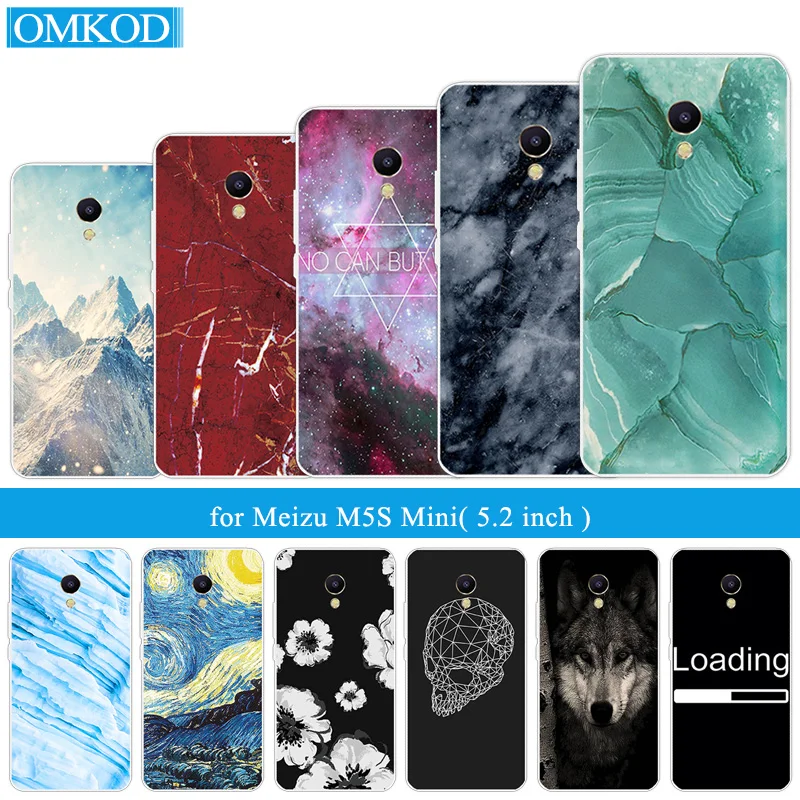 Мягкий силиконовый чехол для Meizu M5S mini матовый задней панели Ультратонкий