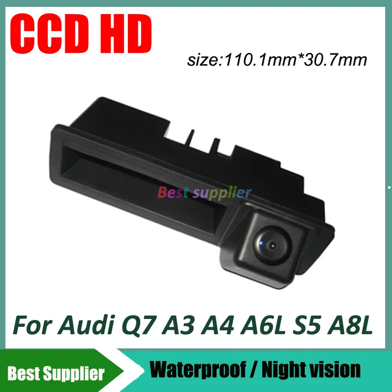 

CCD HD car rear view parking Camera For Audi Q7 A3 A4 A6L S5 A8L car backup reverse camera Waterproof night vision