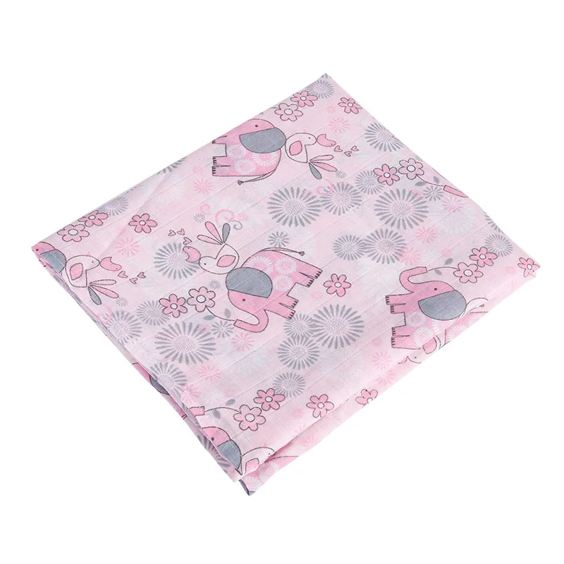[Simfamily] ‑й хлопковый муслин воздушный шар с рисунком животных пеленки для малышей одеяла для новорожденных постельные принадлежности для младенцев марлевая пеленка оба полотенца - Цвет: NO17