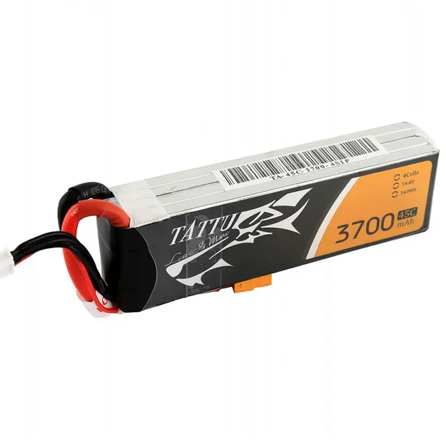 Tattu - Batterie lipo 4S 3700 mAh 45C (XT60)