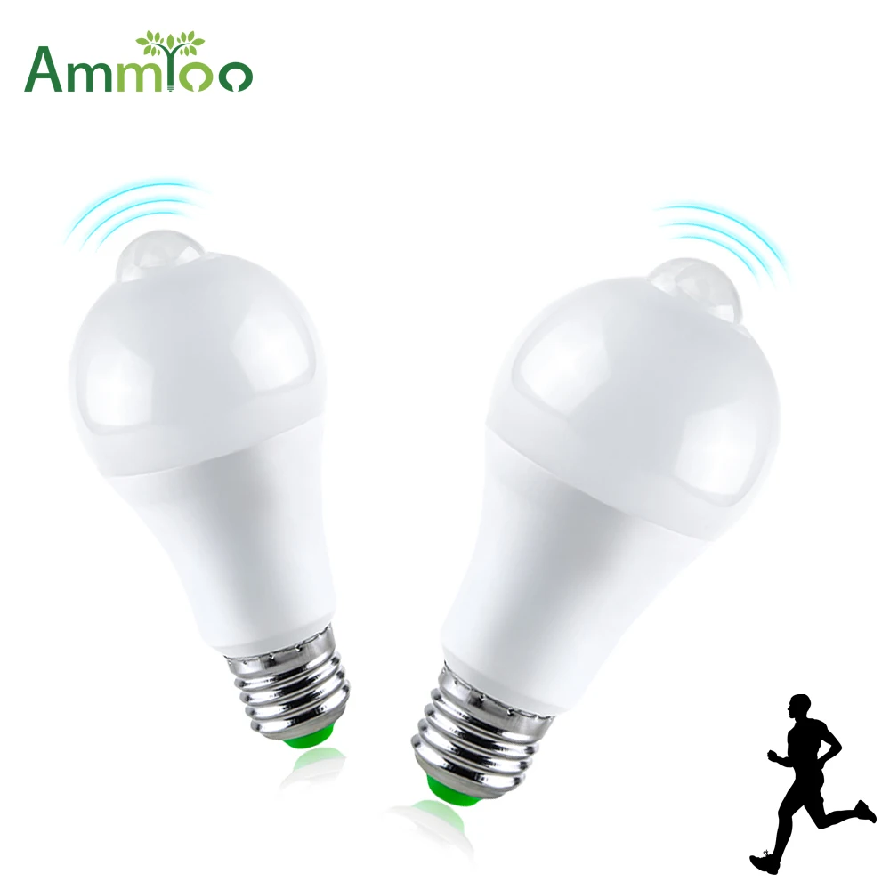 

PIR Motion Sensor light B22 E27 85-265V Smart Sensor LED lamp 10W 18W Emergency Bulb For Stair Corridor Night Energy-Saving lamp