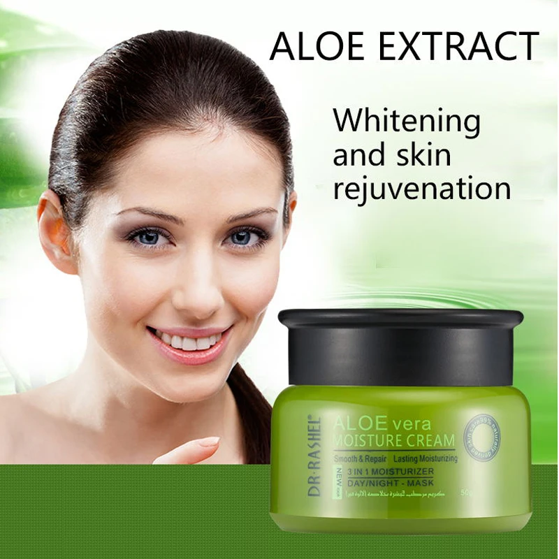 

DR.RASHEL Aloe Vera Moisture Cream 3 in 1 Day Night Mask Moisturizer Smooth Repair Lasting Moisturizing 50 g