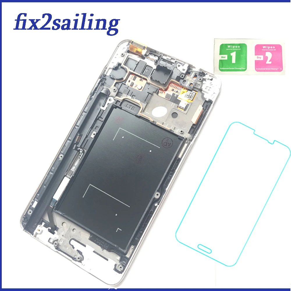 

Super LCD Display Frame 100% Tested Touch Screen Assembly For Samsung Galaxy Note 3 N9005 N9000 N900A Black White