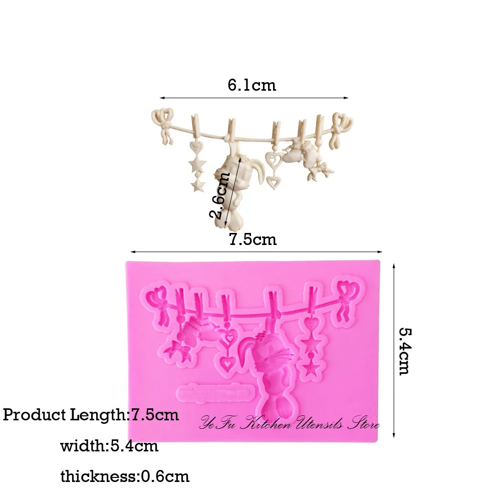 Детская силиконовая форма кролик сердце пятиконечная Звезда помадка форма для украшения торта инструменты форма для шоколадной мастики T0991