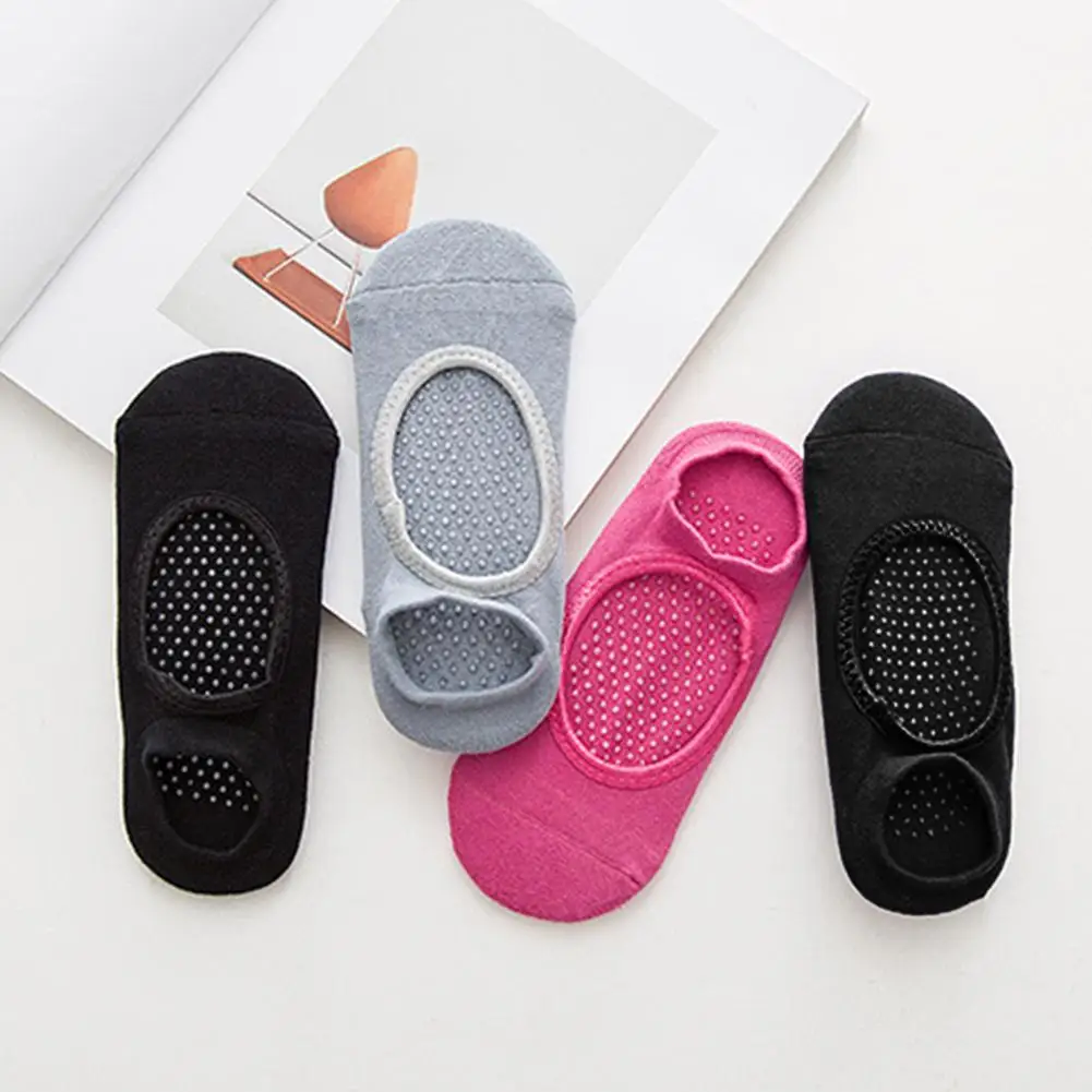

Anti-slip Women Breathable Elastic Cotton Short Socks for Yoga Pilates Ballet