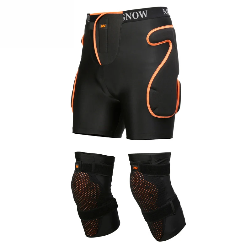 Men Women Ski Kneepaths Protectors Single Board Breeches Kneepads Adult