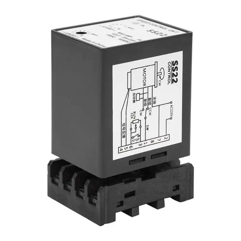 SS22 отдельный блок управления скоростью двигателя AC 200-220V 400W 3A регулятор скорости