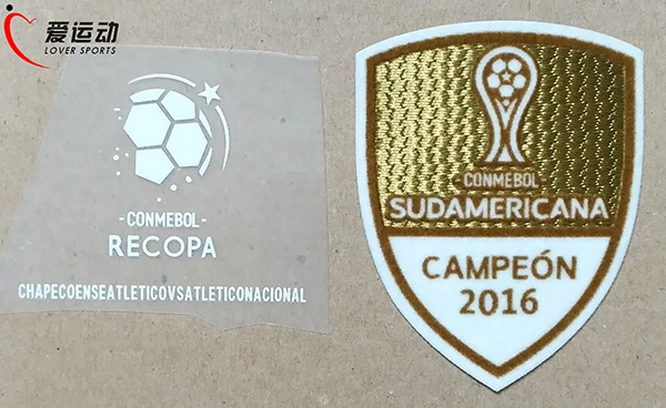 

2017 RECOPA Sudamericana parche Chapecoense game details + Champion CONMEBOL SUDAMERICANA 2016 Chapecoense vs Atletico Nacional