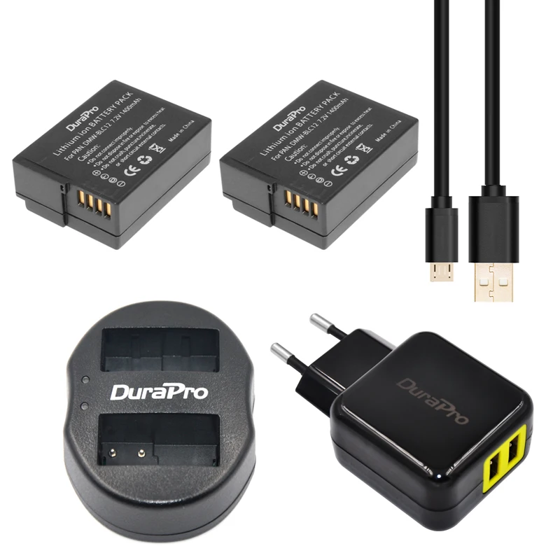 2  DuraPro 1400  DMW-BLC12 DMW-BLC12E BLC12  + USB     Panasonic FZ1000, FZ200, FZ300, G5, G6, G7, GH2
