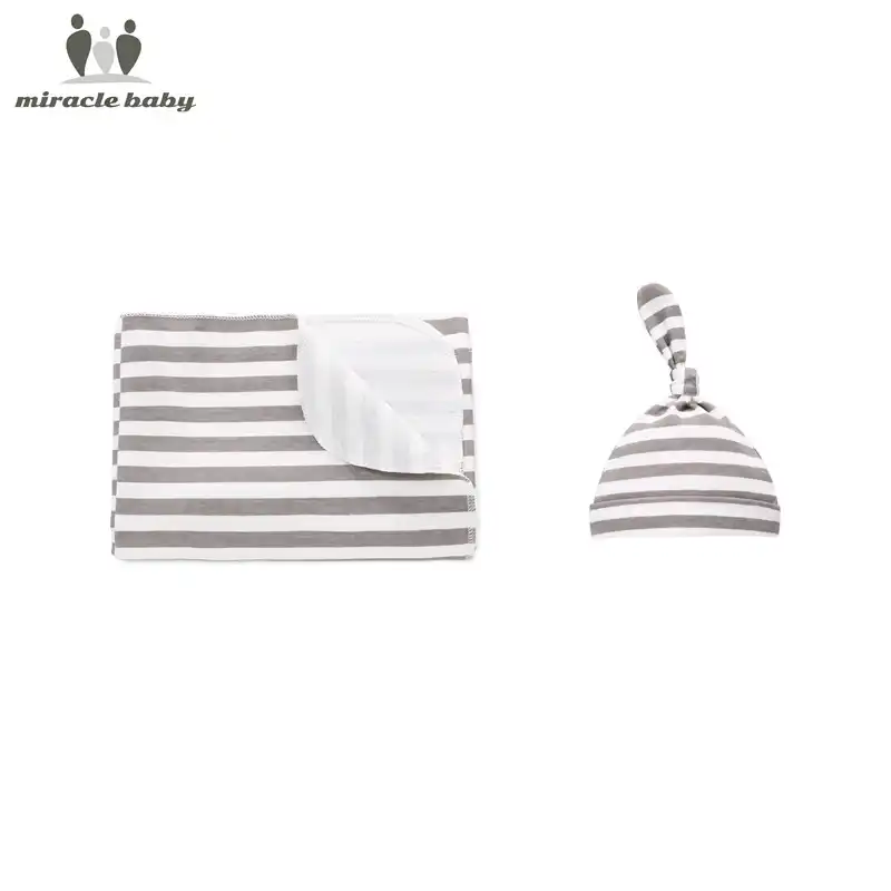 newborn swaddle blanket and hat