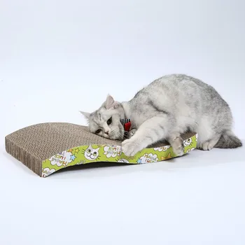 

Cat Toys Scratch Board Pad Scratching Post Kitten Corrugated Paper Pad M Shape Cats Grinding Nail Scraper Mat Mattress for Cat