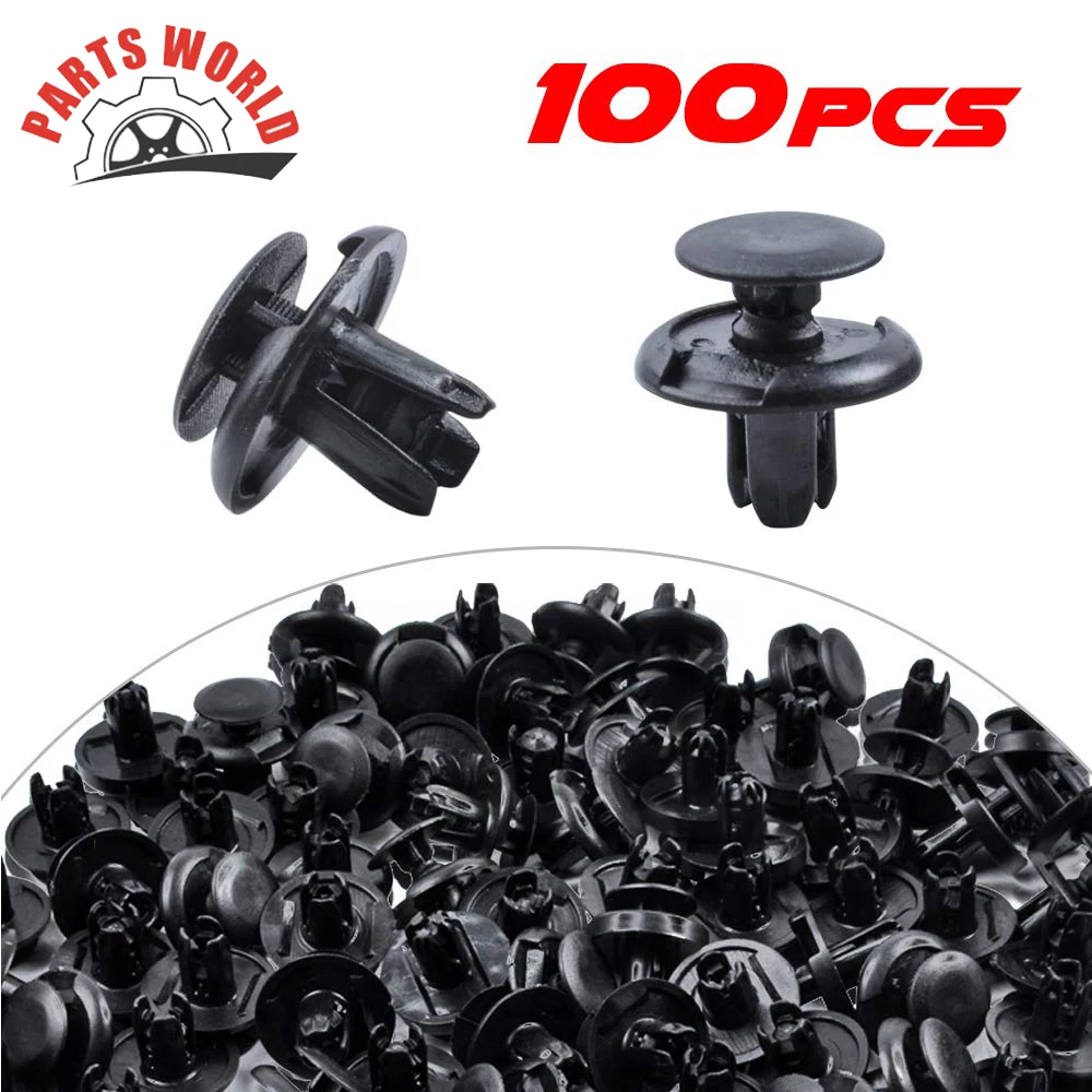 

100PCS Fender Liner Clip for Acura TSX 2004-2014 Nylon Fastener