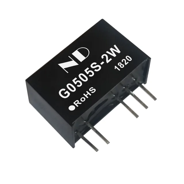 5pcs new dc dc converter 5V 12V 24V to dual output 5V 12V 2w isolation