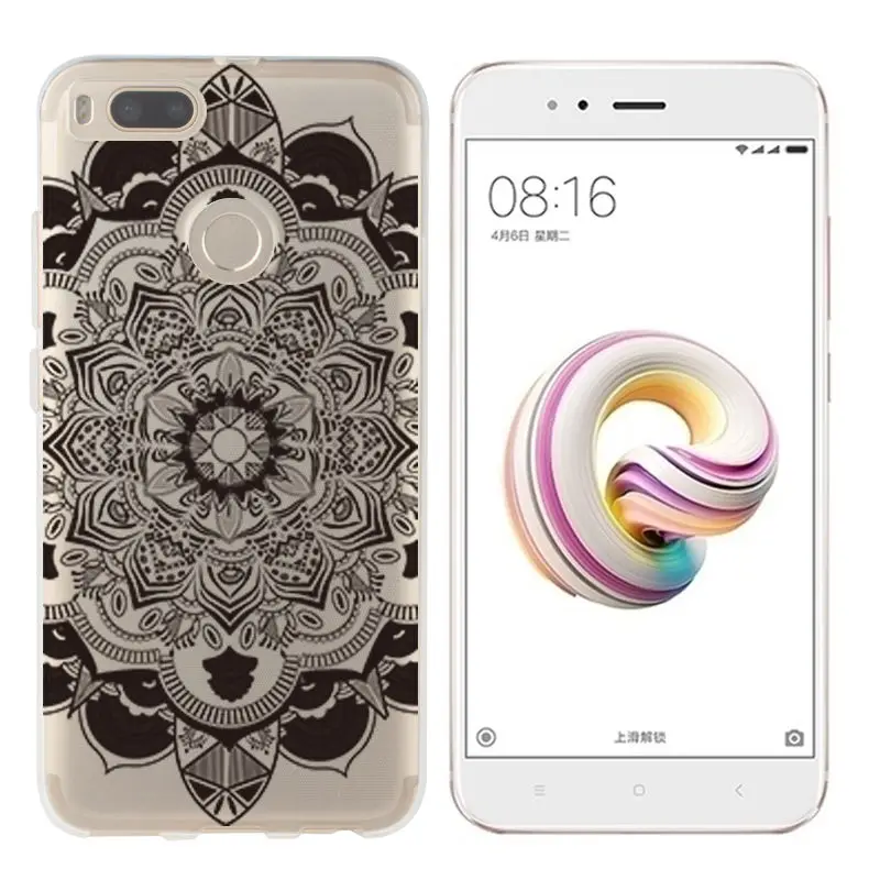 Patterned Phone Case for Xiaomi  Mi 8 A2 Lite Mi 5X 6X Pocophone F1 Clear Cover Redmi 5 Plus 6 Pro 4X Note 5 Pro Soft TPU Shell (1)