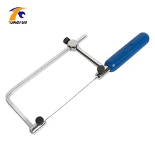 Tungfull регулируемая рама пилы Sawbow Регулируемая u-образная пила ножовка DIY ручные инструменты с 10 шт. спиральными пилами для ювелирных инструментов