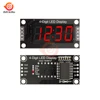 Module d'affichage LED TM1637 à 4 chiffres 7 Segments, 0.36 pouces, 0.36 pouces, avec horloge rouge, bleu, vert, blanc, jaune, module à tube numérique ► Photo 2/6