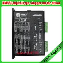 57 motorista dm556 do leadshine da fase do motorista 2 do motor deslizante para o motor deslizante 36-60 vdc 2.1a de 57mm 86mm à movimentação digital de 5.6a dsp
