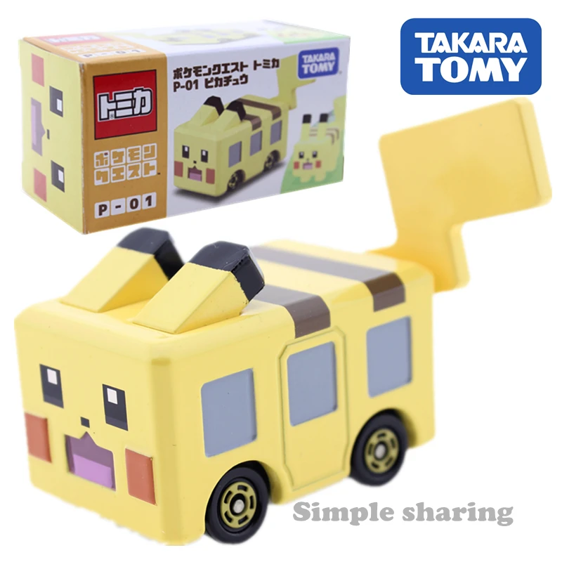 Takara TOMY Dream Tomica Pokemon figures Pokecall Pikachu модельный комплект Миниатюрный литой под давлением Аниме Фигурка автомобиль игрушка Горячая Поп Детские игрушки