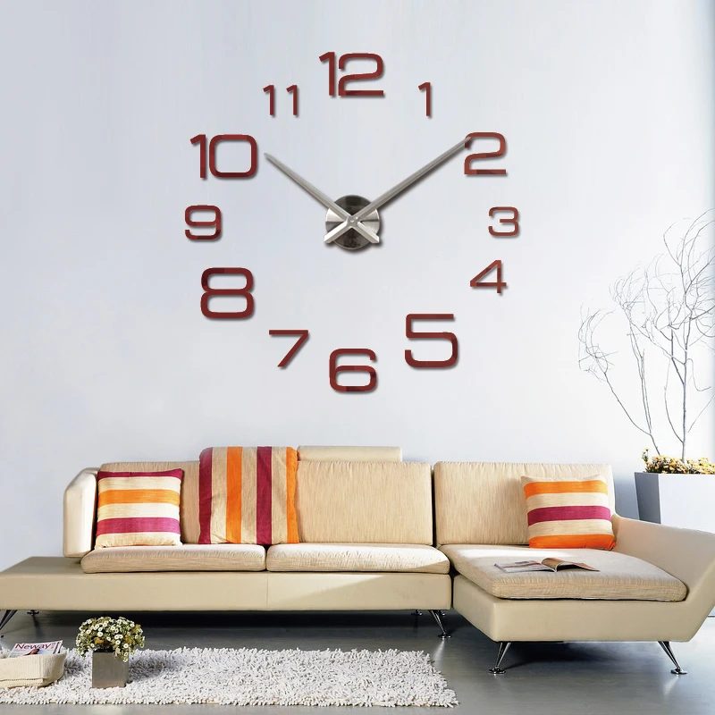 Горячая Распродажа настенные часы diy reloj de pared современный дизайн horloge murale большие декоративные часы кварцевые часы для гостиной