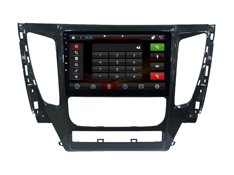 Discount 32GB rom 8 cores Android 8.1.2 car GPS for Mitsubishi PAJERO 2017 touch screen radio DSP stereo navigation carplay multimedia FM 2