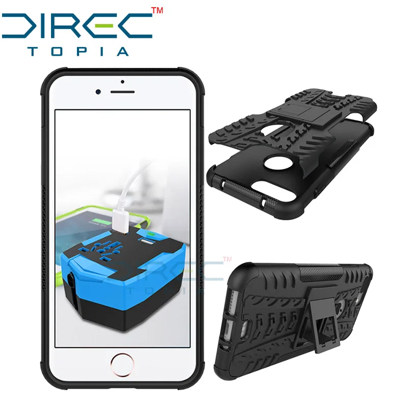 Directopia Heavy Duty Двойной Слои жесткий стойкого Kickstand противоударный чехол телефона