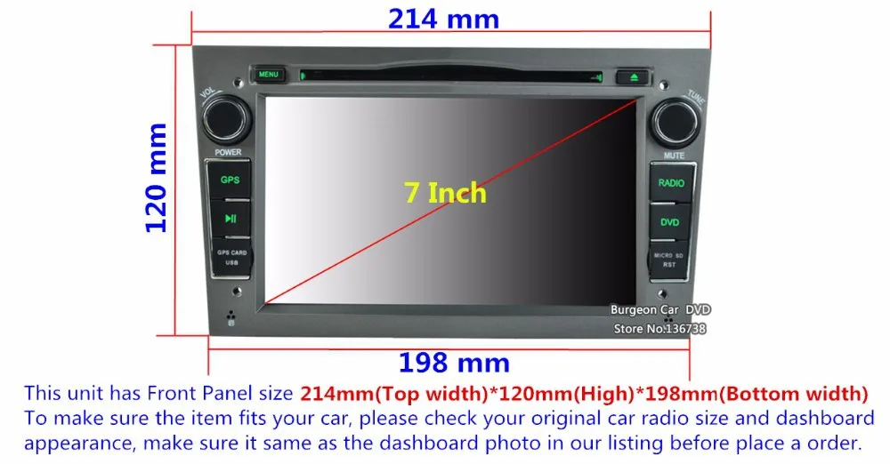Clearance Factory Price Car DVD Player for Opel Astra H Combo Corsa Meriva Vivaro Tigra Signum Radio Stereo Iphone GPS Navigation system 7