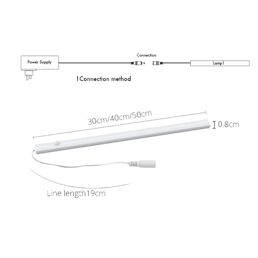 DC 12 В PIR датчик, светодиодный фонарь, движение тела, Автоматическое включение/выключение, барная лампа 30 см 40 см 50 см для кухонного шкафа, шкаф, датчик движения, светодиодный