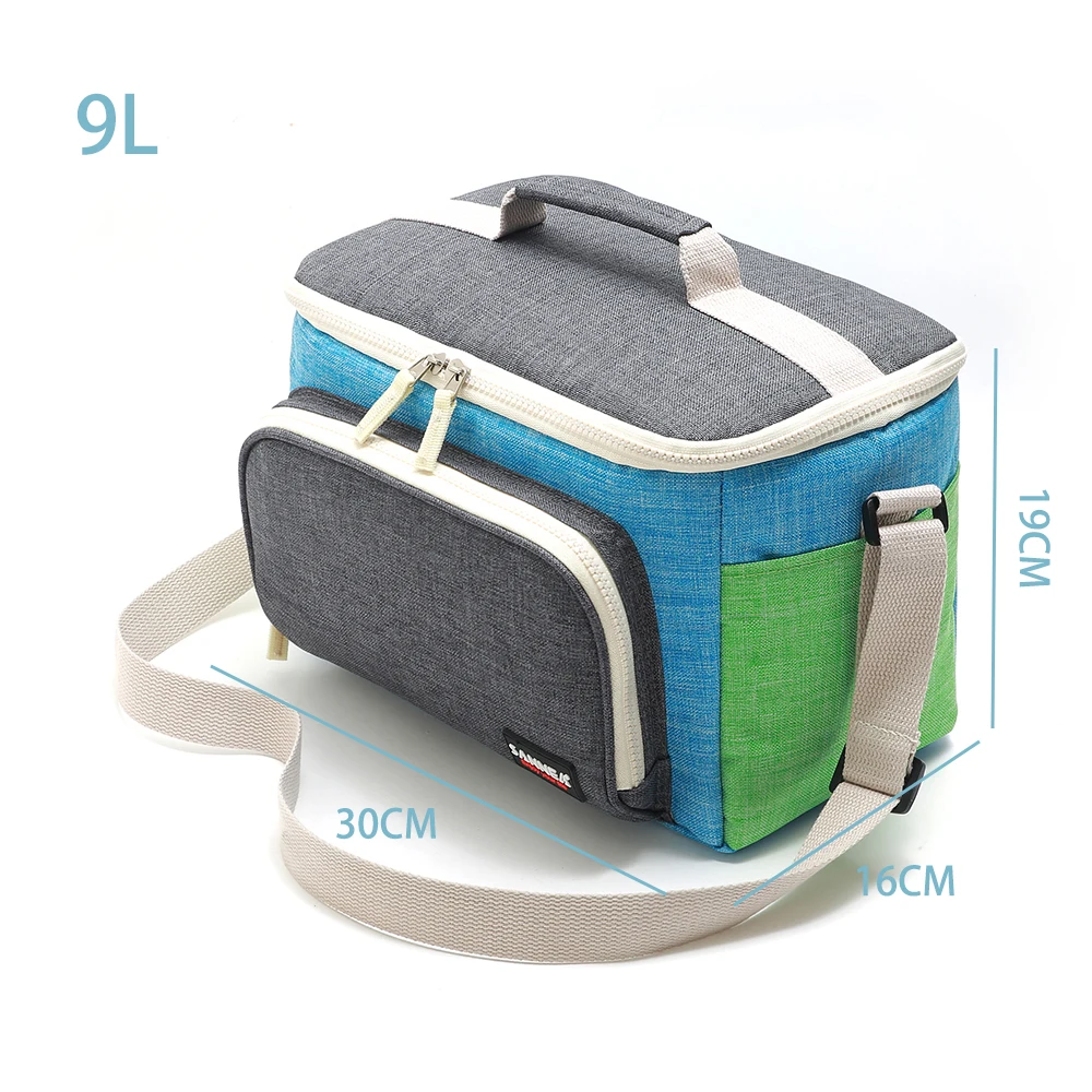 SANNE дизайн модная сумка для обеда Изолированная Термосумка для обеда многофункциональная переносная сумка для обеда из матовой ткани