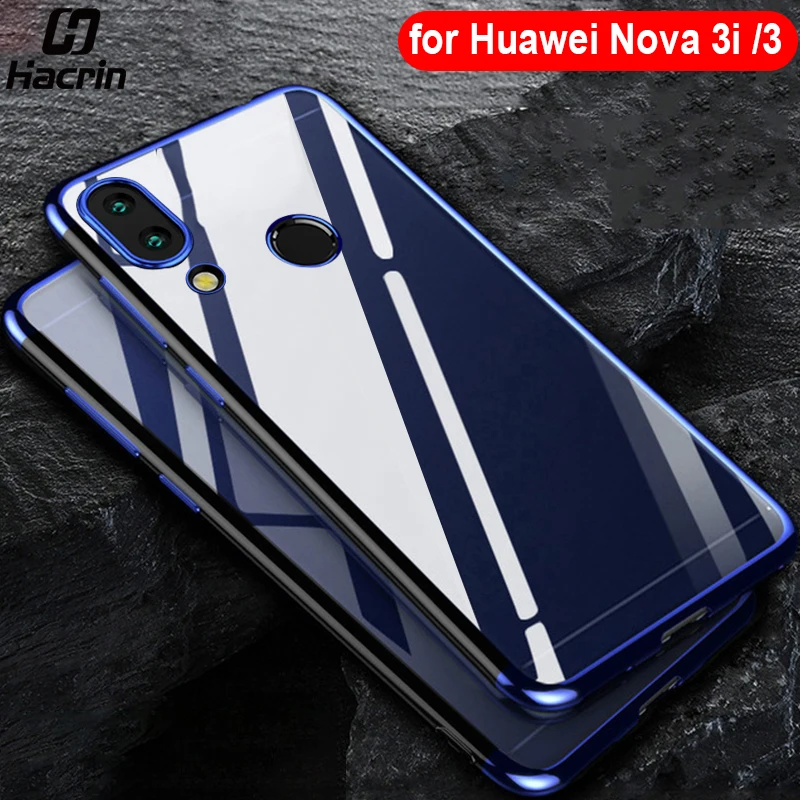 Nova 3i чехол для Huawei nova Чехол защитный бампер силиконовый прозрачный мягкий из ТПУ 3