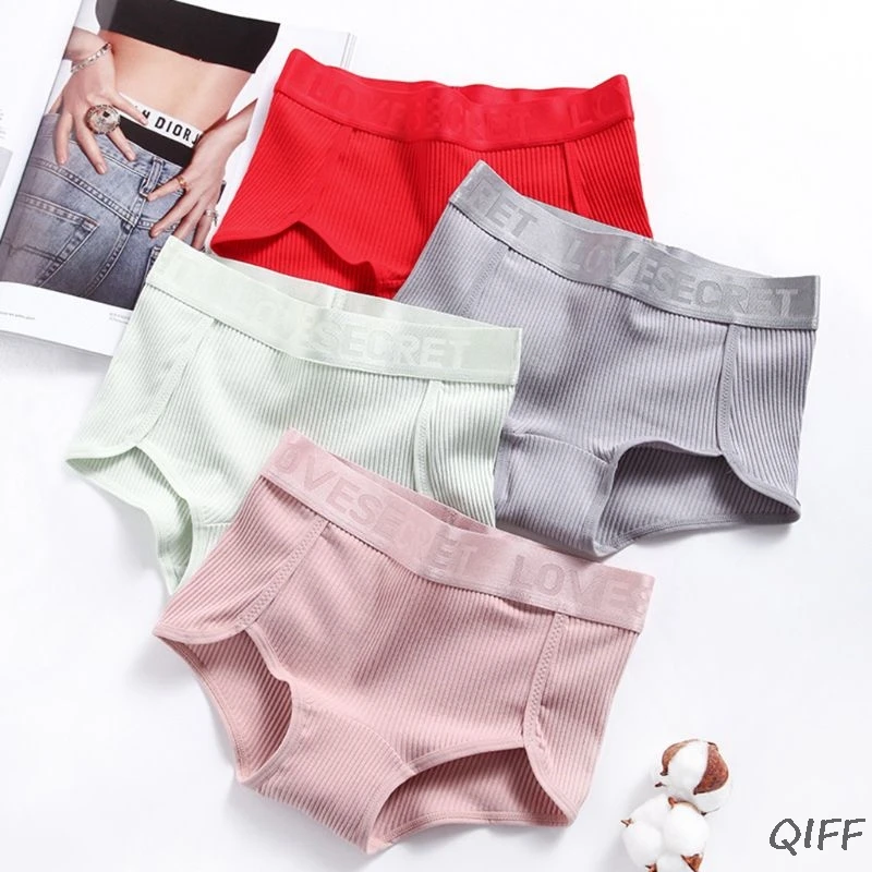 Womens High Waist Tummy Control Underwear Briefs Breathable Sweet Girls Solid Color Panties Thread Ribbed Striped Hipster Thong Womens High Waist Tummy Control Underwear Briefs Breathable Sweet Girls Solid Color Panties Thread Ribbed Striped Hipster Thong