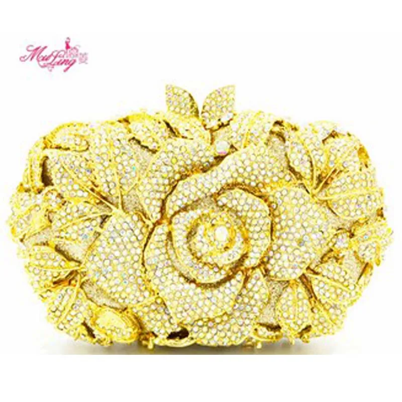 

Hollow Stickers Handbags Evening Bag Fashion Handbag Wedding Bride Messenger Bag Evening Diamonds Women Wallets Ladies Gifts Red