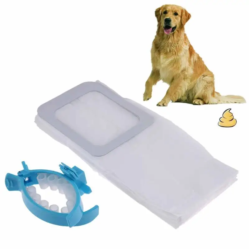 1 Set Dog Pooper Bag Dog Dispenser Toilet font b Pet b font Waste Bags Pooper