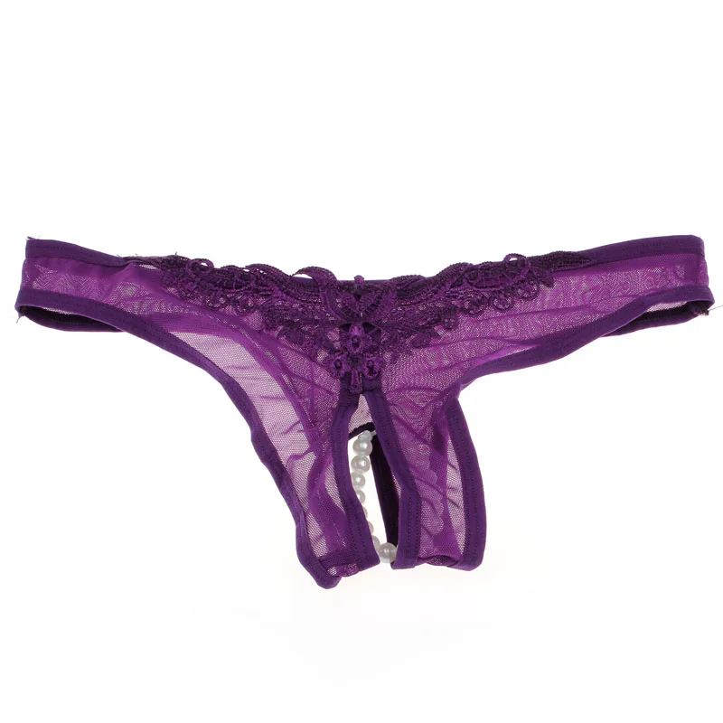 

New Open Crotch Underpants Ultra-thin Women's G-string Thong Transparent Sexy Panties Underwear Women Cotton Lace Tanga Briefs