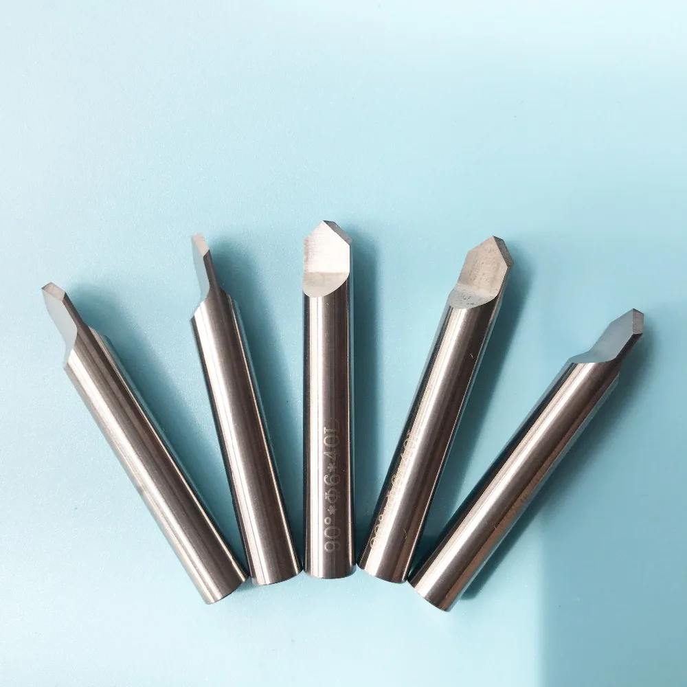 Carbide dimple cutter 90degree spade drill for WENXING and DEFU vertical key  cutting machines(three