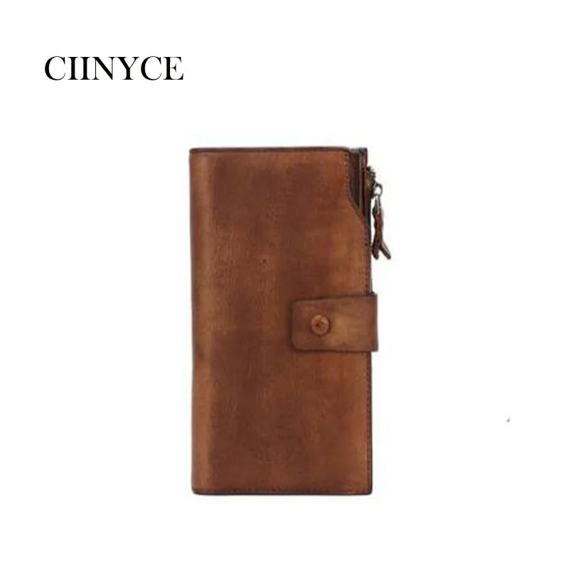 

Vintage Brand Men Luxury Genuine Cowhide Leather Clutch Bag Business Man Purse Big Capacity Cow Skin Long Wallet Bolsas Male